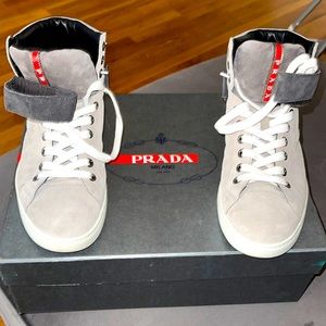 Men Prada Hi-Top Sneakers